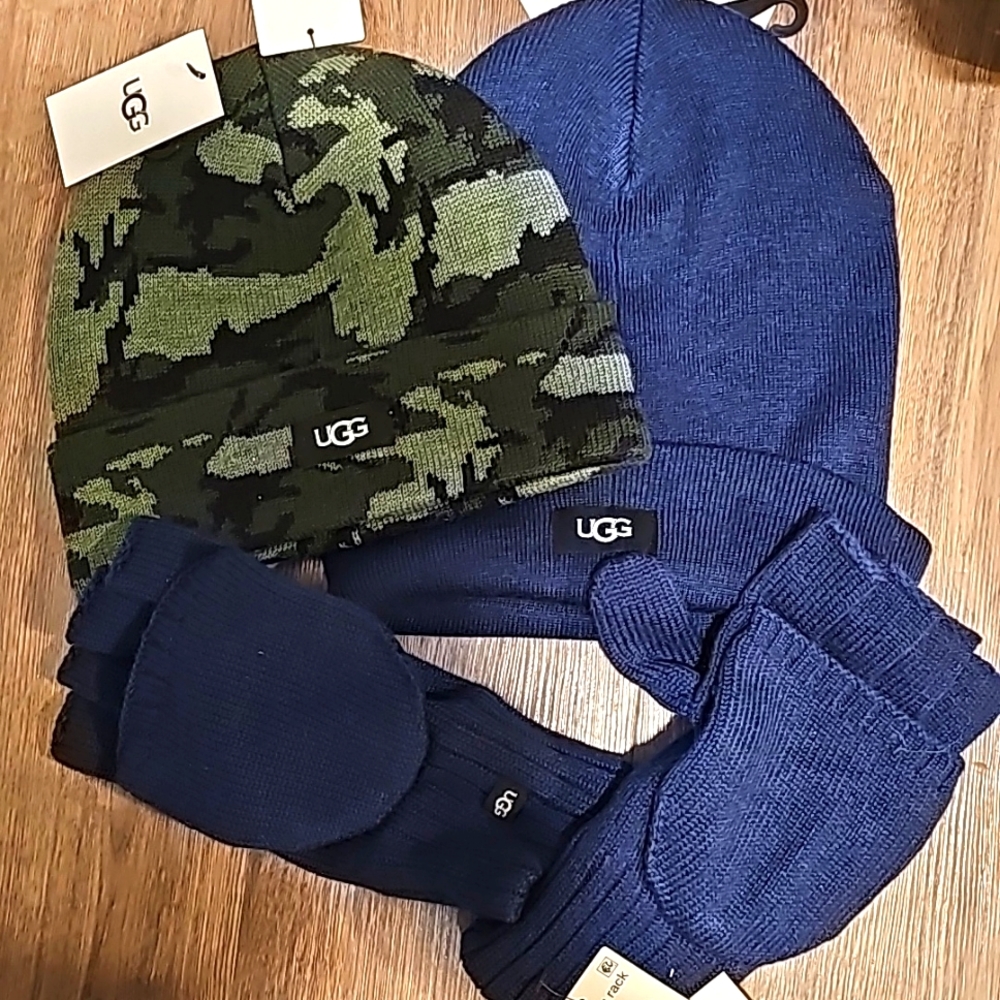 UGG beanies and gloves